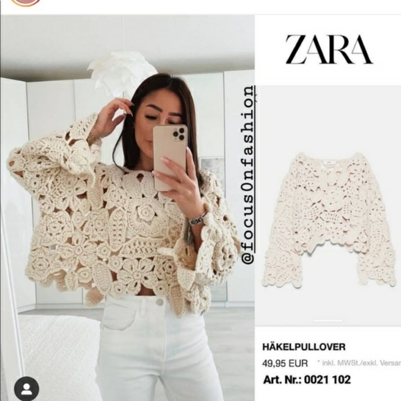 Zara Crochet top - Picture 10 of 11